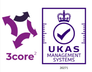 3 Score & UKAS Logo